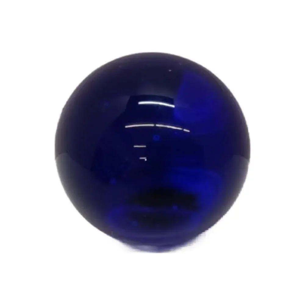Vintage Hand Blown Cobalt Blue Art Glass Sphere Paperweight, 3
